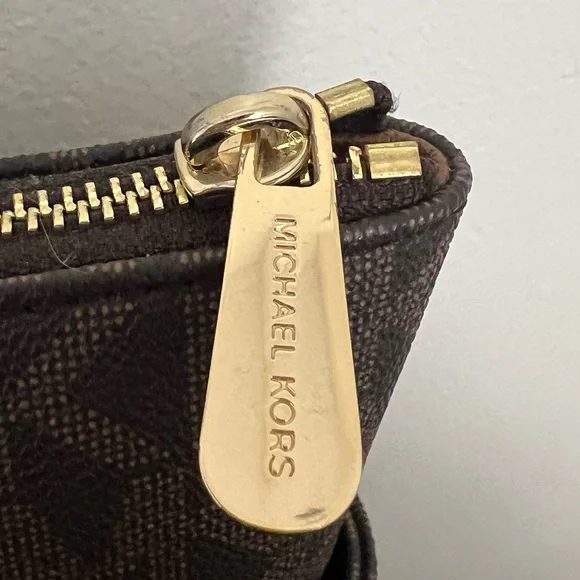 Michael Kors Brown Logo Large Tote - Picture 6 of 6